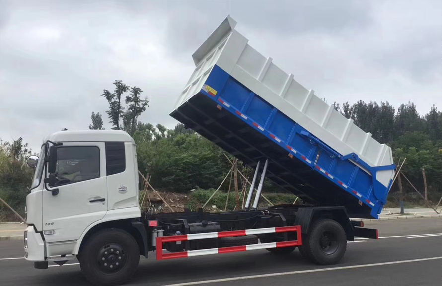 12方東風天錦壓縮式對接垃圾車圖片2